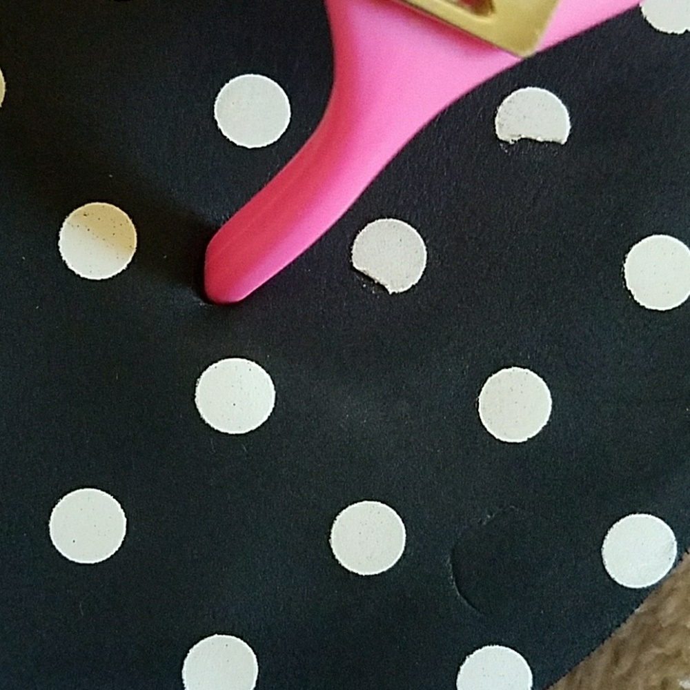 Kate Spade polka dot bed pink thing flip flops - Picture 3 of 4